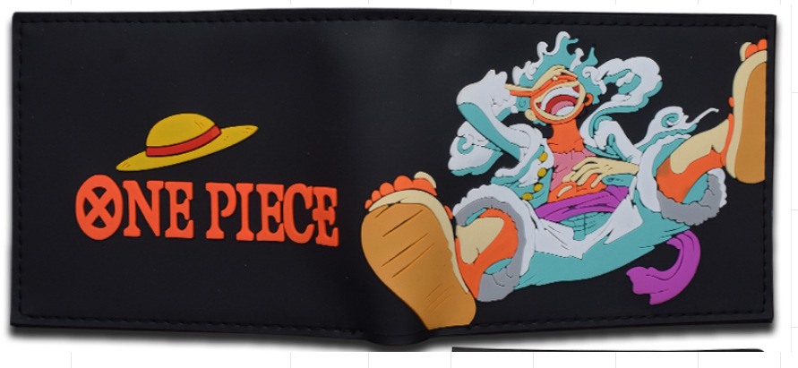 Monedero periférico One Piece One Piece Nikalufei Sauron Sanji estudiante dibujos animados hombres y mujeres tarjetero corto cartera