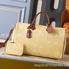 跨境2025潮款波士顿枕头包时尚百搭手提包旅行袋大容量单肩斜挎包