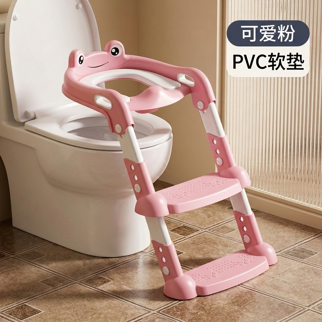 Inodoro infantil escalera tipo escalera para niños y niñas inodoro infantil anillo plegable taburete auxiliar para niños asiento infantil