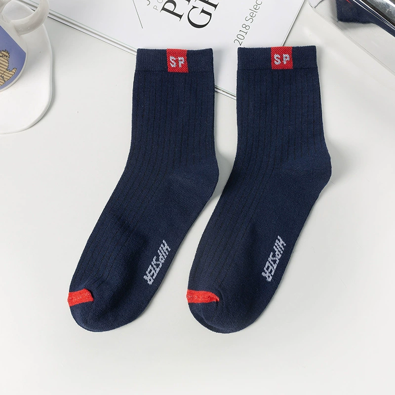 Трендовые демисезонные мужские гольфы для отдыха, средней длины