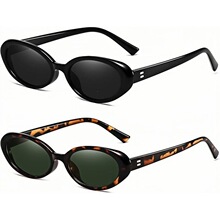 Q 42296 Retro Oval Sunglasses UV Protection ������Բ̫����