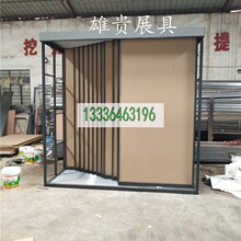 瓷砖推拉板展架货柜 木地板石材抽拉推拉式展示架 平推展示柜展具