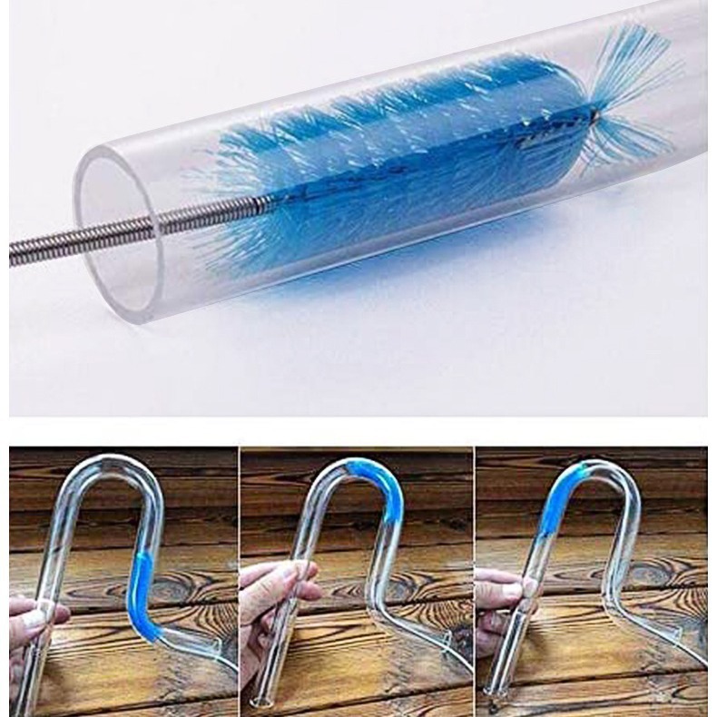 Cepillo de Resorte para Tuberías de Acero Inoxidable, Multifuncional, para Desagües image 4