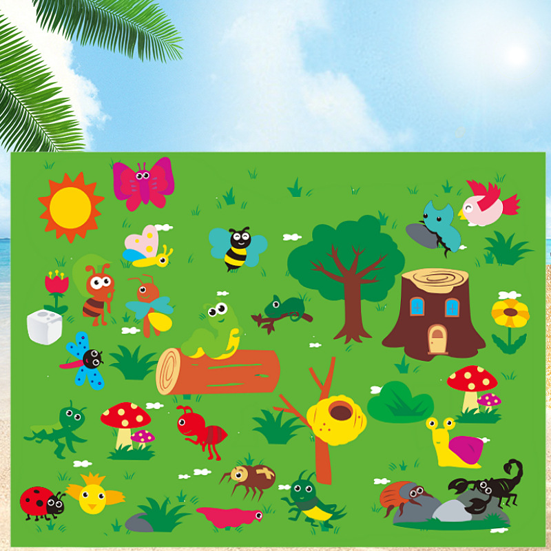 Fábrica en stock sintió tablero ocupado educación para niños ciencia y educación juguetes aprendizaje tablero infantil acción entrenamiento educación tablero