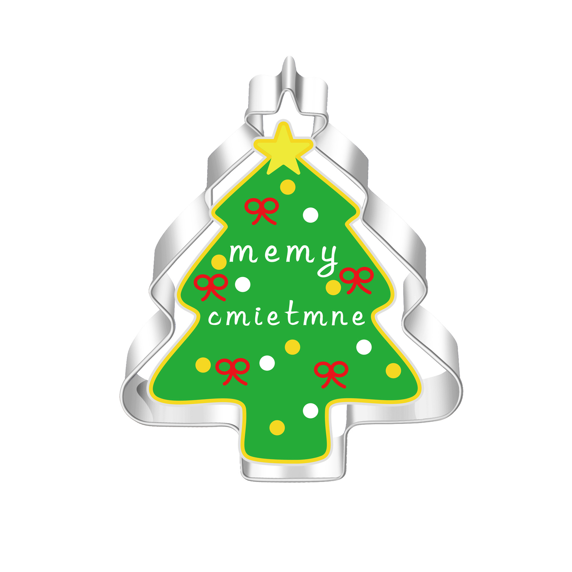 Acero inoxidable molde de galletas de Navidad árbol de Navidad Santa Claus copo de nieve alce Amazon Fuente de la fábrica de comercio exterior