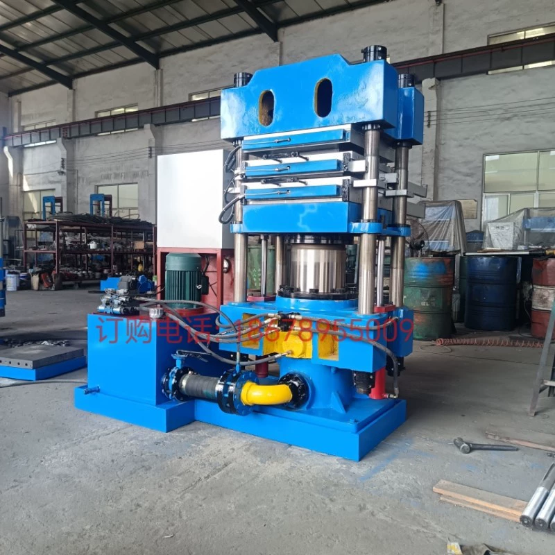 100 тонн прочный открытый плоский вулканизатор автоматический силиконовый каучук горячего пресса резиновые детали литья