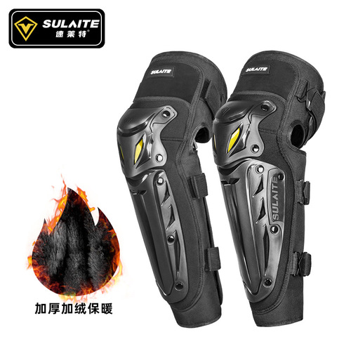 Speedlite winter warm knee pads motorcycle riding leg pads and elbow pads thickened windshield off-road protective gear rider equipment