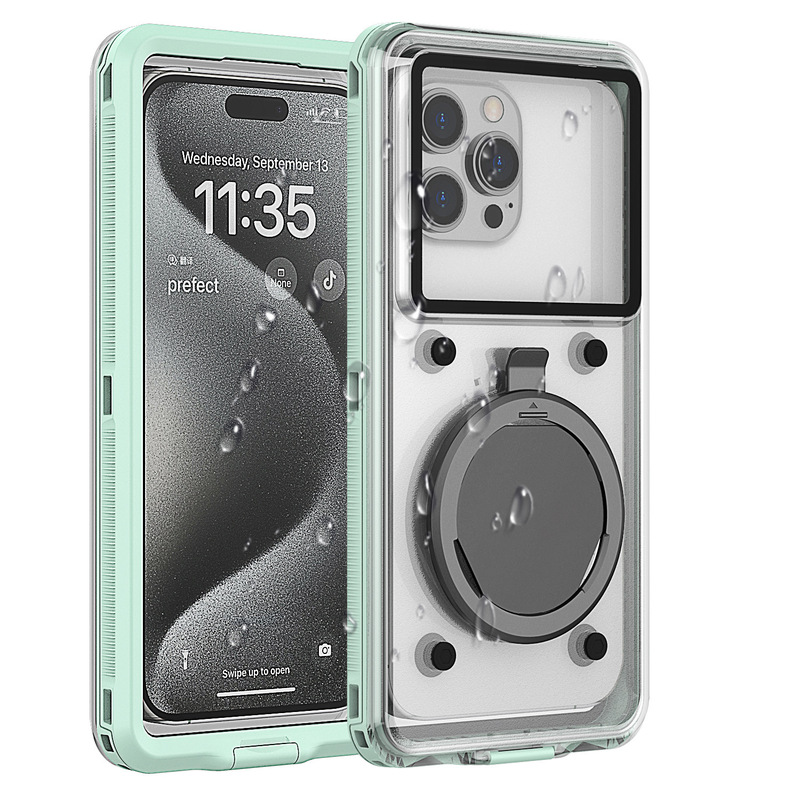 自己検査防水携帯ケースはアップル/華為/サムスン/oppo/vivo/めい6.9インチ内画面に適している|undefined
