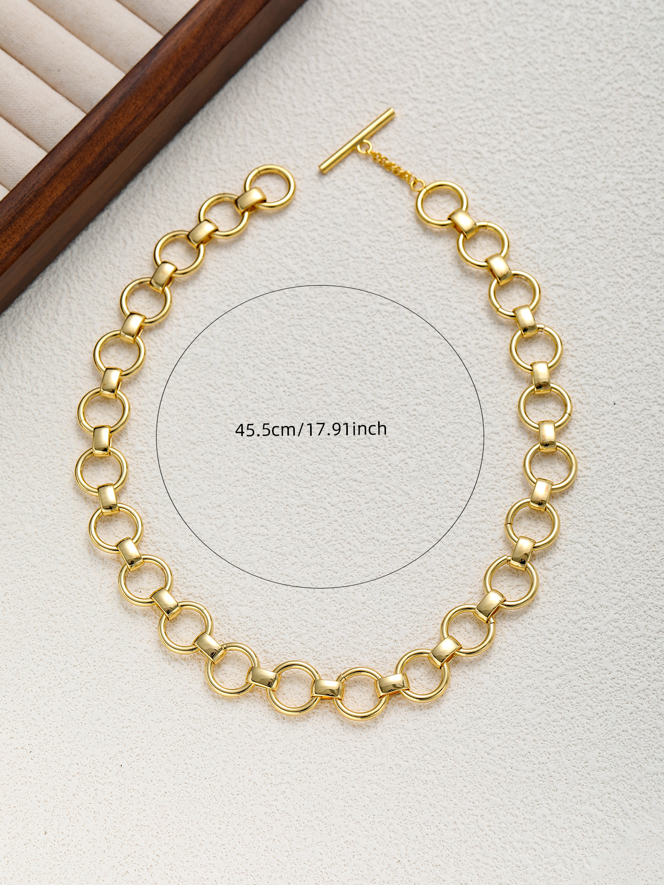 58g Weight Chain Necklace Classification 304 Stainless Steel Chain Material Wholesale Jewelry Retro Classic Style Solid Color 304 Stainless Steel Plating Belcher Chain Chain Necklace