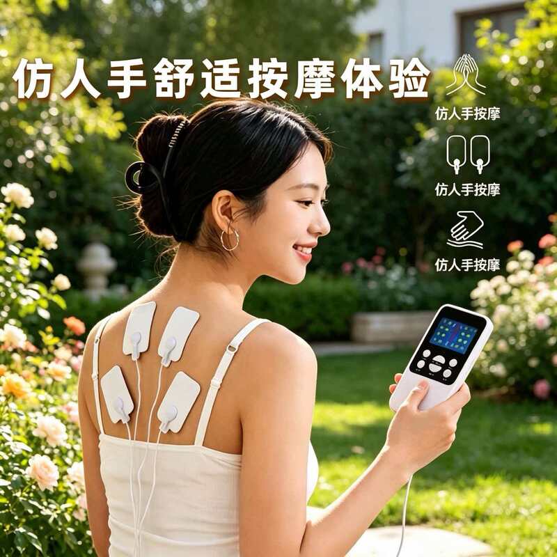 New Smart Pulse Massager Portable Electronic Therapy Device for Home Use to Exercise Back, Waist, and Legs Main Unit Pulse Instrument New Smart Pulse Massager Portable Electronic Therapy Device for Home Use to Exercise Back, Waist, and Legs Main Unit Pulse Instrument
