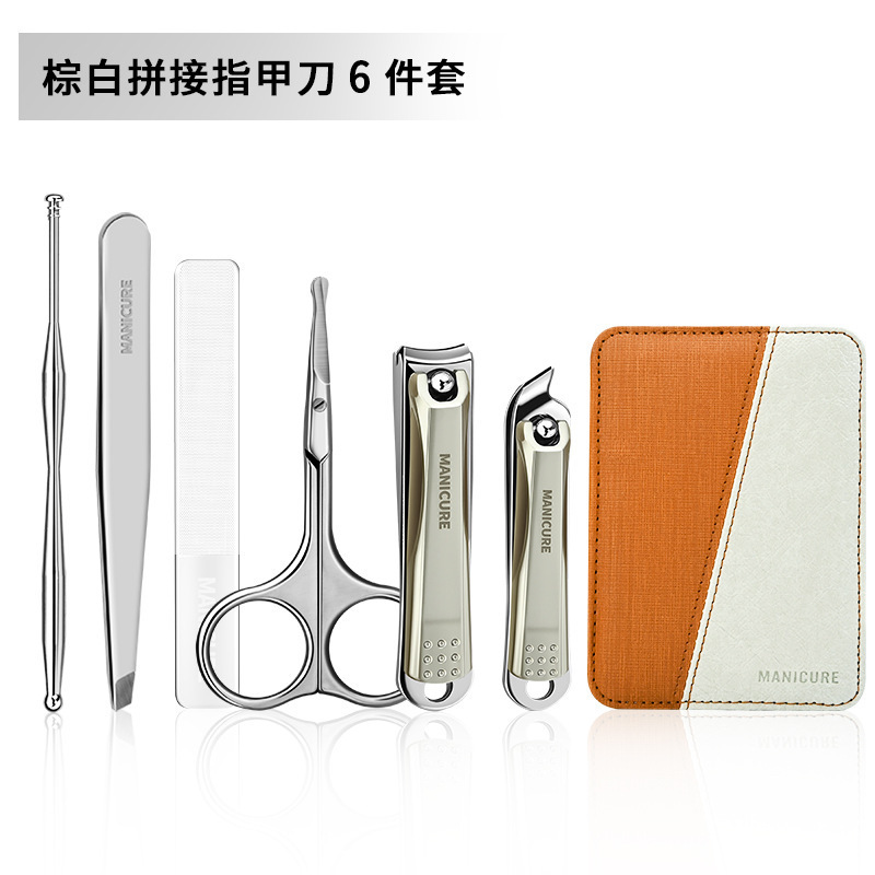 Kit de herramientas de excavación, cortador de uñas de pelo nasal doméstico, cortador de uñas portátil, recorte de un solo cuchillo de uñas para excavar orejas