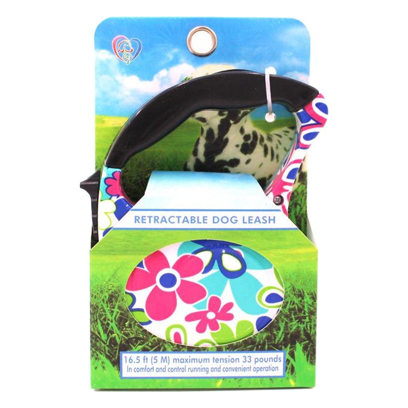 Mascota correa retráctil automática correa de perro 5 M cadena gato perro cuerda perro caminando dispositivo fábrica en stock venta al por mayor