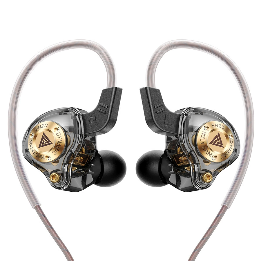 QKZ ENZO внутриканальные динамические катушечные наушники HiFi качество звука тяжелый бас проводные мобильные наушники оптом новая модель