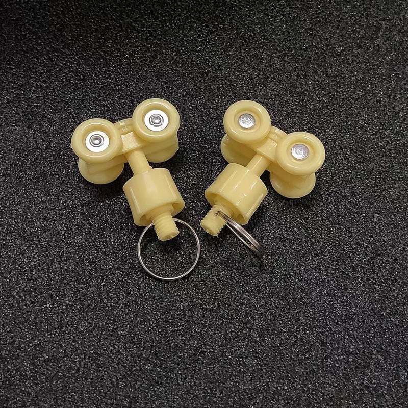 工业铝型材风批导轨轮 塑料风批吊轮 流水线电批小滑轮