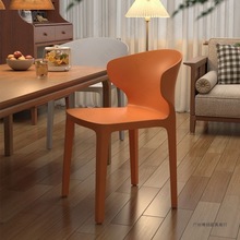 塑料椅子简约靠背凳子北欧餐椅家用大人网红餐桌简易胶加厚餐厅