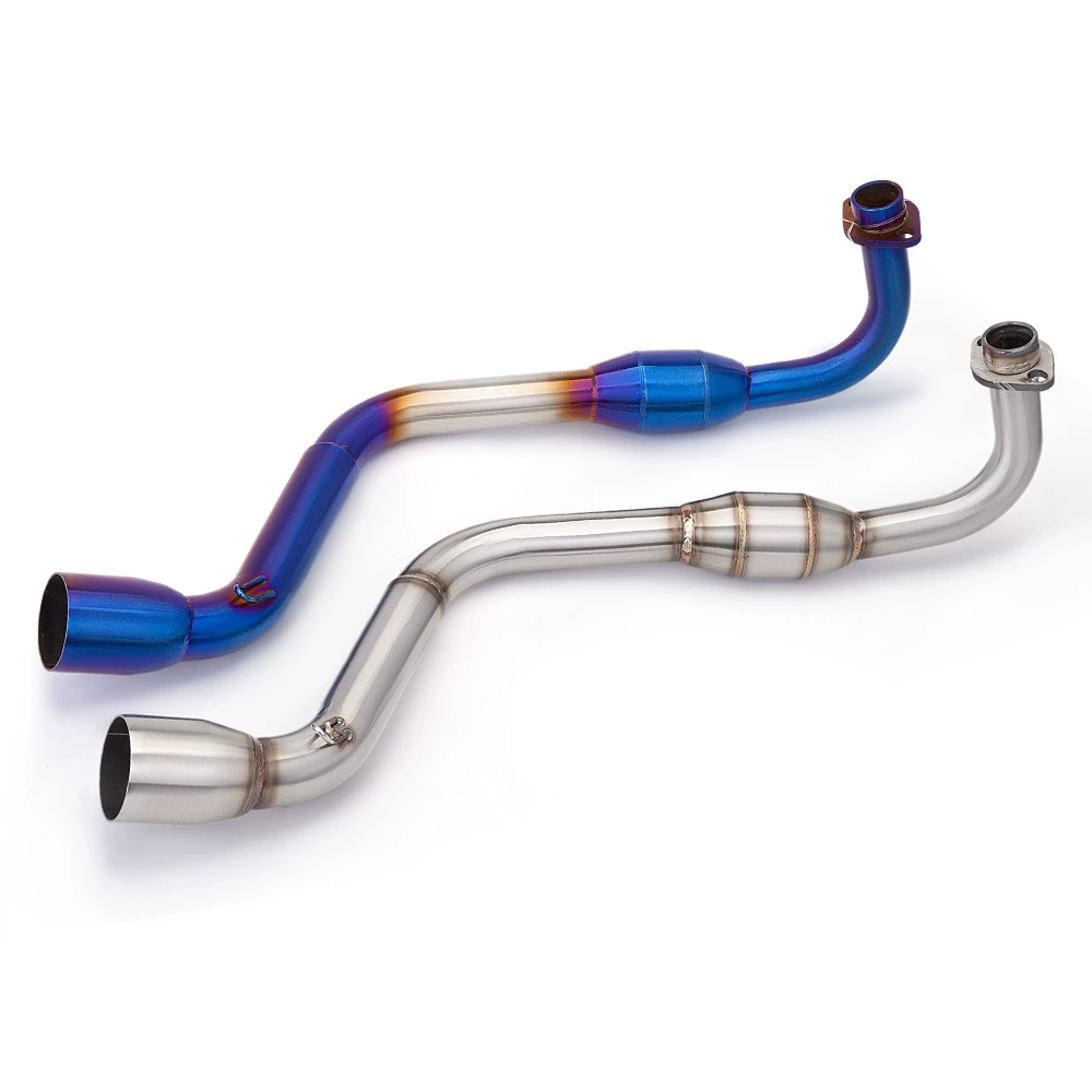Motorcycle Monkey MSX125 horizontal front exhaust pipe with pressure drum 2012-2020 non-destructive installation