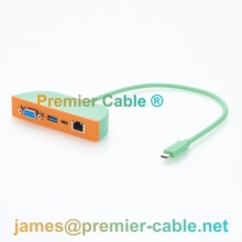 USB-C�๦���m������������DB9 RS232����USB-A USB-C RJ45��̫�W