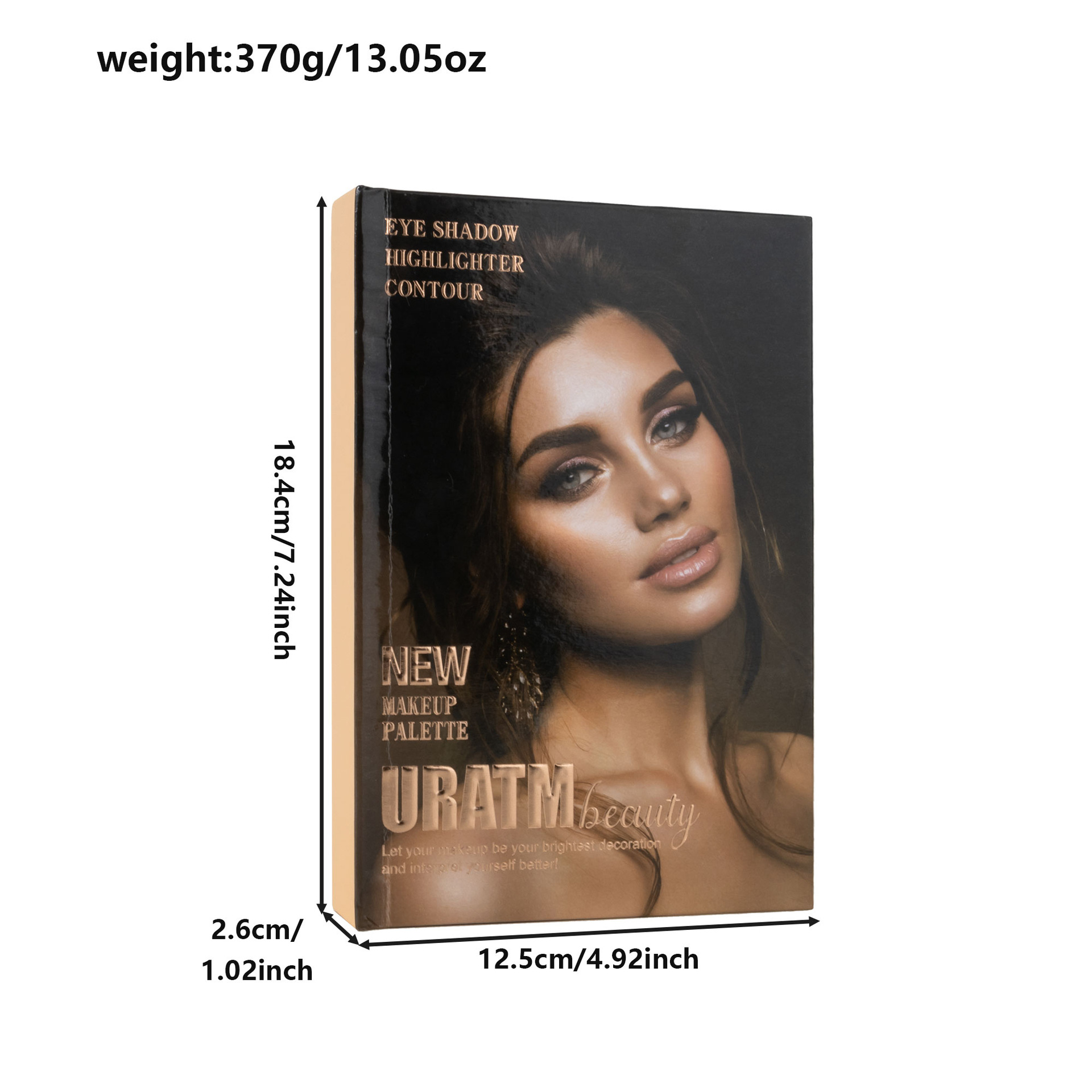 A 54-color cross-border bestseller, 3-page eyeshadow palette, matte pearlescent blush, high-gloss one-piece, easy-to-apply makeup Application Scenario