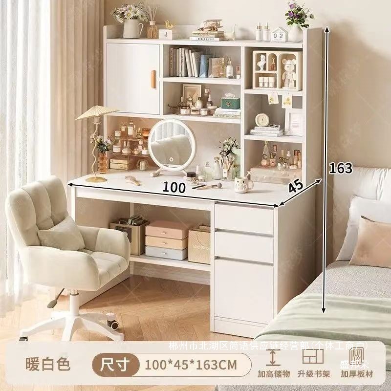 Fábrica de venta directa mesa de tocador dormitorio moderno simple pequeño gabinete de maquillaje en una pequeña casa 2026 nueva mesa de maquillaje