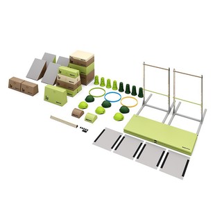 Kindergarten Outdoor Sports Parkour Improve Body Coordination Ability Running and Jumping Balance Walking Obstacles Climbing Hurdles