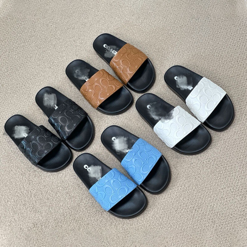 Cross-border C-COKE 2026 new model slip-on sandals Signature casual flat slippers beach shoes for outdoor wear