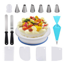 French Amazon Cross-Border Spot Cake Baking Tools 15-Piece Cake Turntable Set Combination Factory Direct Supply