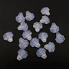 Acrylic beaded transparent aurora colorful laser accessories accessories loose beads bracelet DIY chip beading material