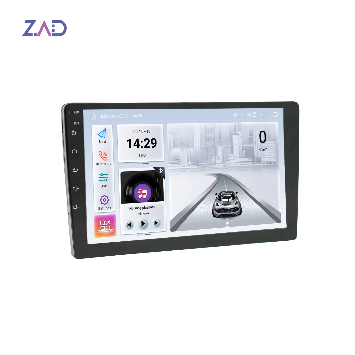 Car manufacturer car navigation 9-inch central control interconnected multimedia universal Android eight-core customized large screen dvd wireless