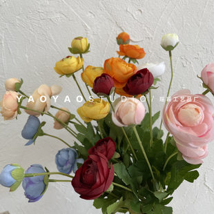 Simulation 4 -headed Lotus Simulation Chamei Foreign Trade Wedding Road Installion Flower Photography Photography Pseudo Pseudo