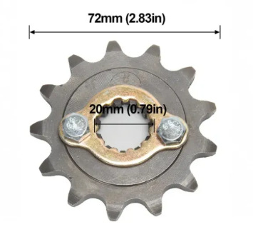 Bosol X5X6X8 Xiaofei J-11 Small Chain Plate 4V300 Red Head Engine Small Chain Plate Card 13 Teeth 14 Teeth