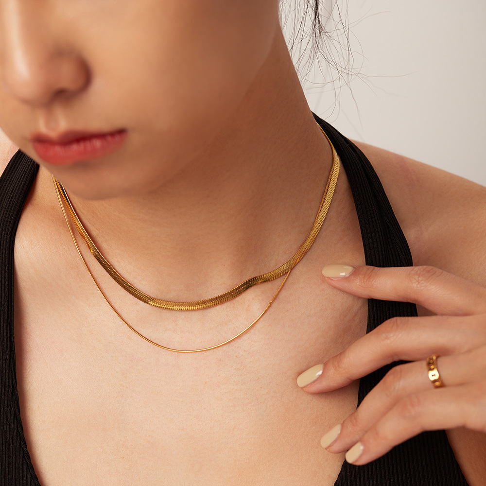 Fashion Geometric Titanium Steel Plating Pendant Necklace 1 Piece