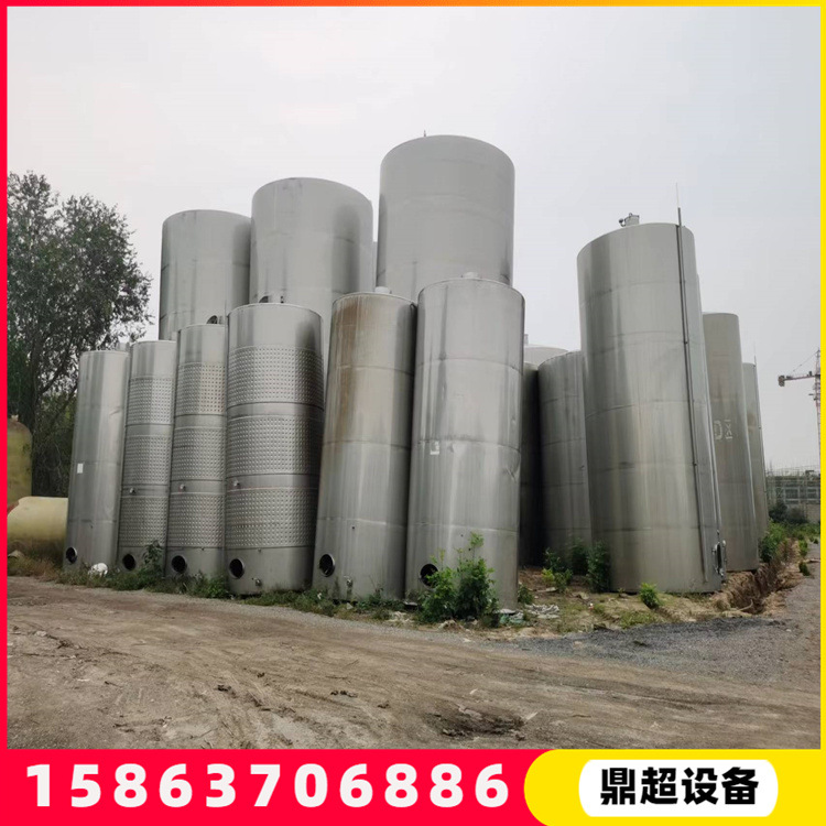 二手304不锈钢储罐 5吨不锈钢食品储油罐 30吨立式液体储酒罐