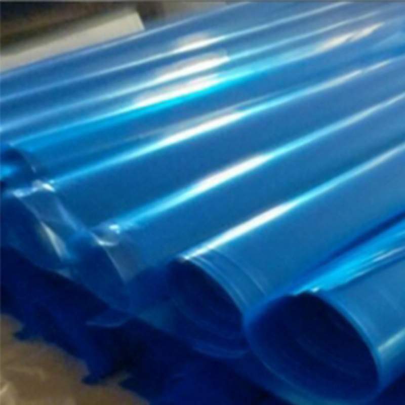 Guangdong Sanzhong fábrica procesamiento PE azul retráctil bolsa cuadrada PE película retráctil película plástica barril película de embalaje industrial