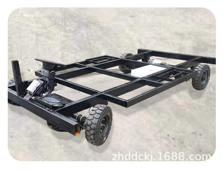 Four-wheel frame chassis electric breakfast car mobile truck engineering transportation film and television props car drive assembly