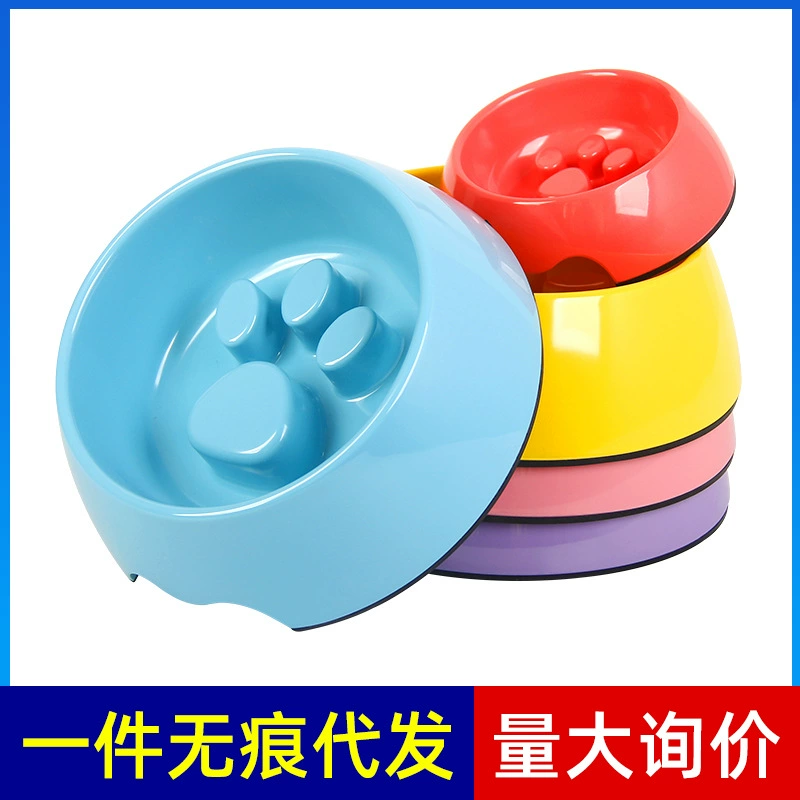 Миска для собак Amazon, замедляющая прием пищи, миска против удушья для щенков породы Тедди, Голден Ретривер и кошек, товары для животных, кормление