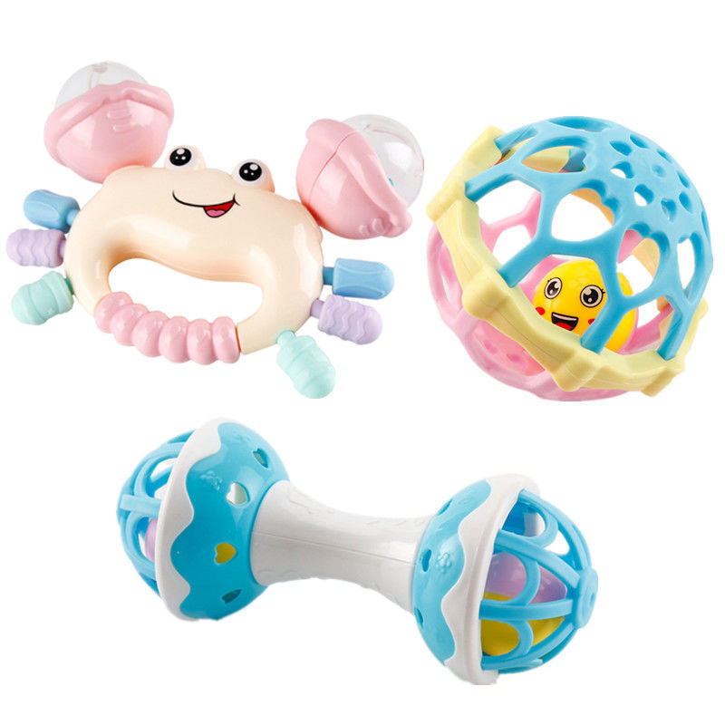 Juguetes para bebés mordedor Educativo Educación Temprana 0 a 3 meses 6 bebé 1 año bebé recién nacido niños y niñas sonajero de mano