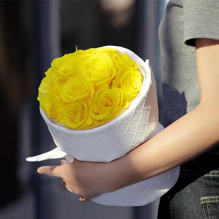 Ciruela negra, flores de flores, regalos de día de San Valentín, regalos de cumpleaños al por mayor, flores verdaderas, flores inmortales, flores de flores, sensación superior.