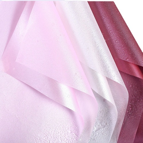 Li Zhiran flower wrapping paper flower shop bouquet floral packaging thickened waterproof solid color Korean paper wholesale