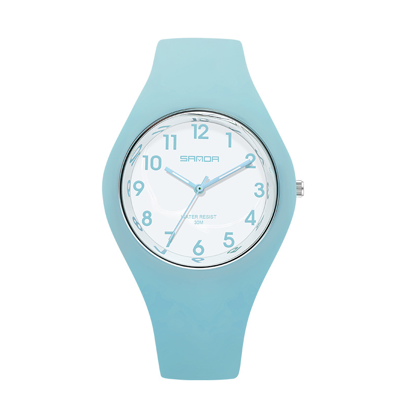 SANDA 6056 solo movimiento reloj electrónico deportes al aire libre reloj de moda retroiluminado puntero reloj de cuarzo