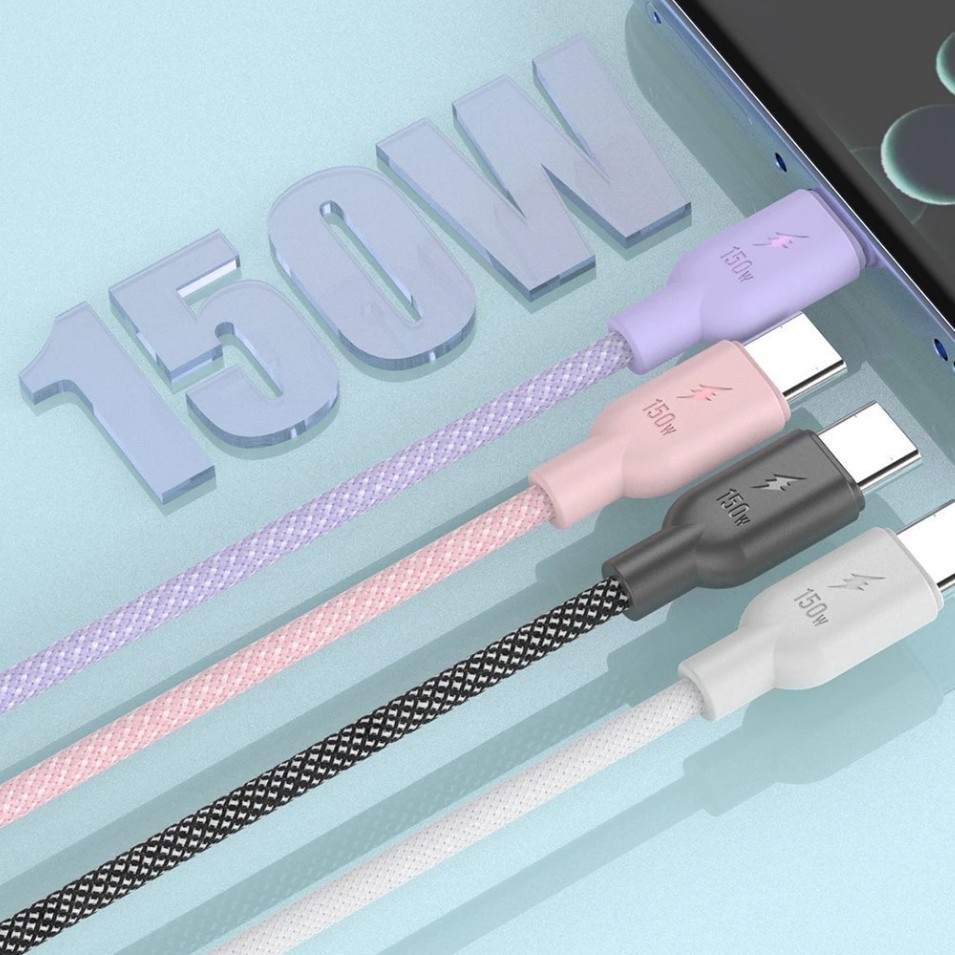巨力牛 Data cable S2 150w super fast charging high density braided metal braid suitable for Apple typec flash charging