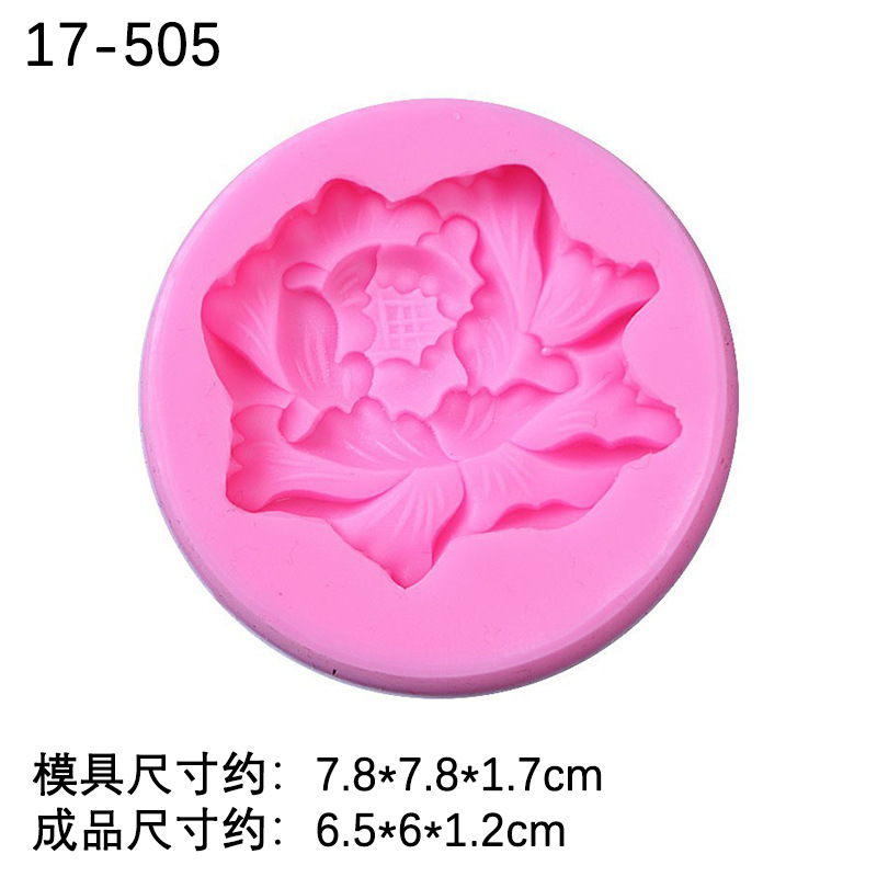 Estilo chino dragón patrón peonía flor doble Xi patrón de silicona molde hecho a mano jabón aromaterapia vela molde creativo decoración para hornear