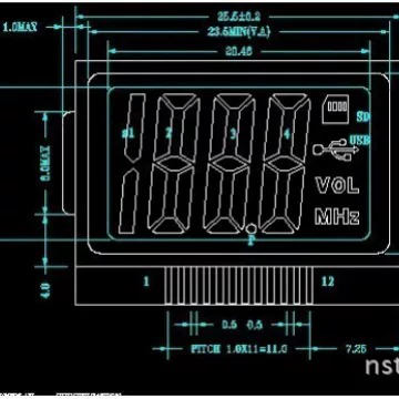 Поставка аккумуляторной мощности LCD-дисплей процент заряда, таблица напряжения LCD LCD электрический экран счётчик электроэнергии дисплей текущей таблицы