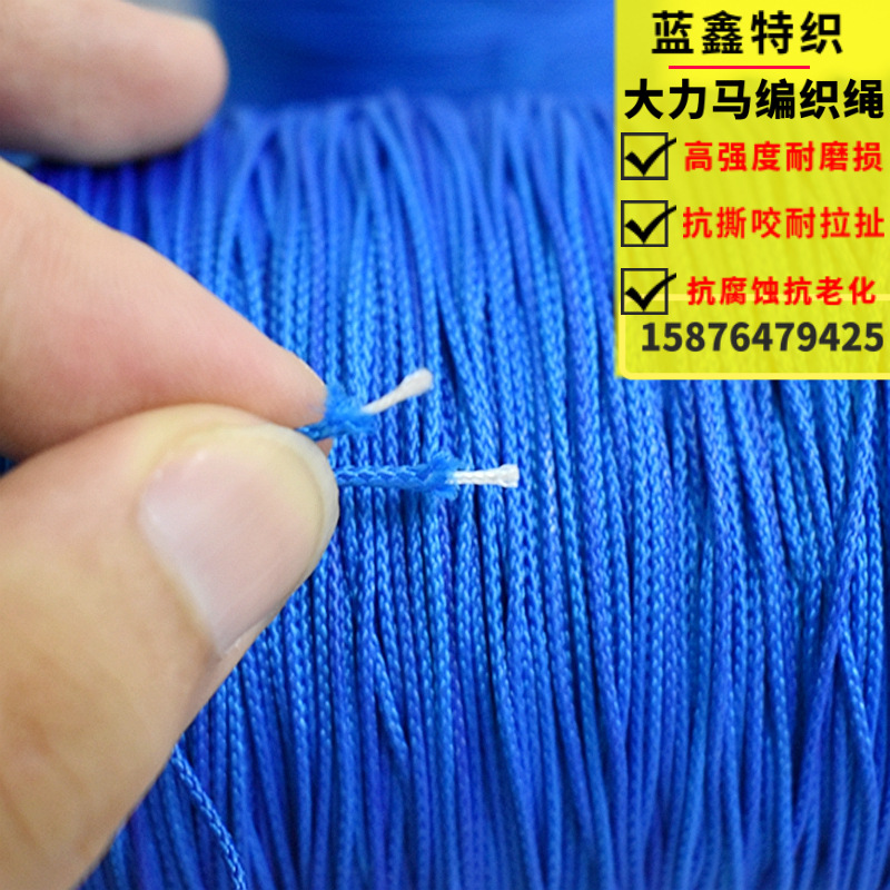 大力马细绳拉力强超高分子量聚乙烯鱼枪线耐海水耐腐蚀海钓绑钩绳