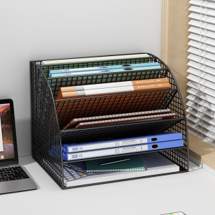 File Storage Rack Storage Rack Desk Folder File Frame Book Stand Office Supplies File Rack