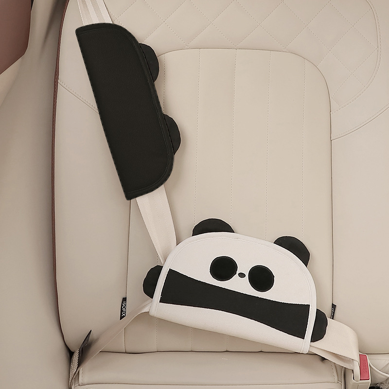 Car child safety belt shoulder pad cartoon cute car baby sleeping anti-collar protective cover car regulator