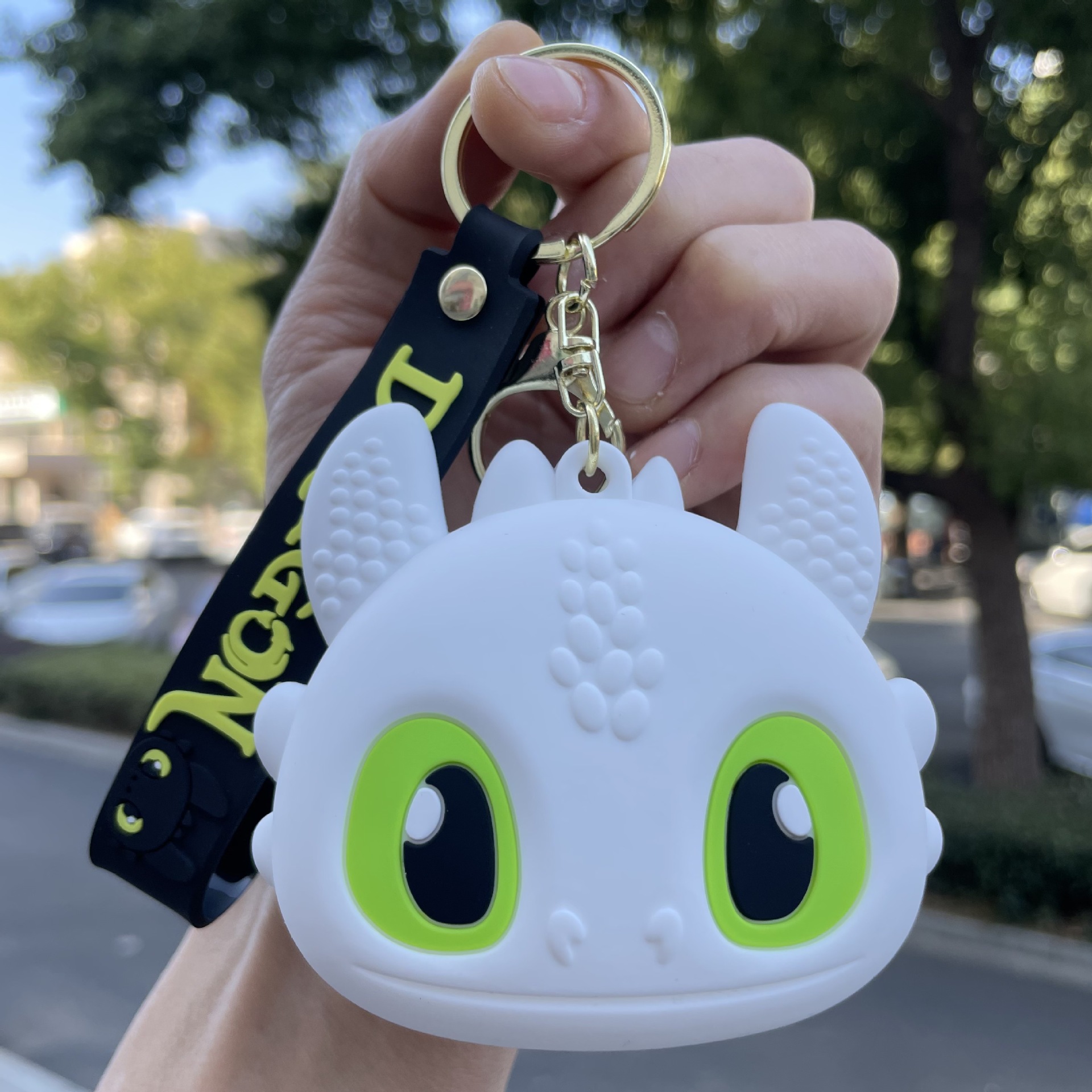 かわいいカピバラ小銭入れキーホルダーシリコン小銭入れイヤホンバッグキーホルダー学生カバンキーホルダー