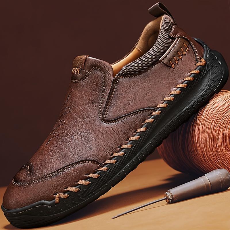 2025 New Cross-Border Dropshipping Solid Color Microfiber Men's Casual Non-Slip Sports Shoes