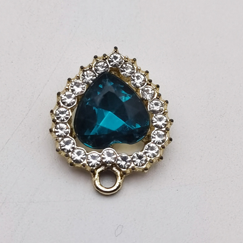 インスタイルラブ合金ラインストーンペンダントジュエリーアクセサリー diy ブレスレットペンダント衣類ギフトボックス装飾アクセサリー|undefined
