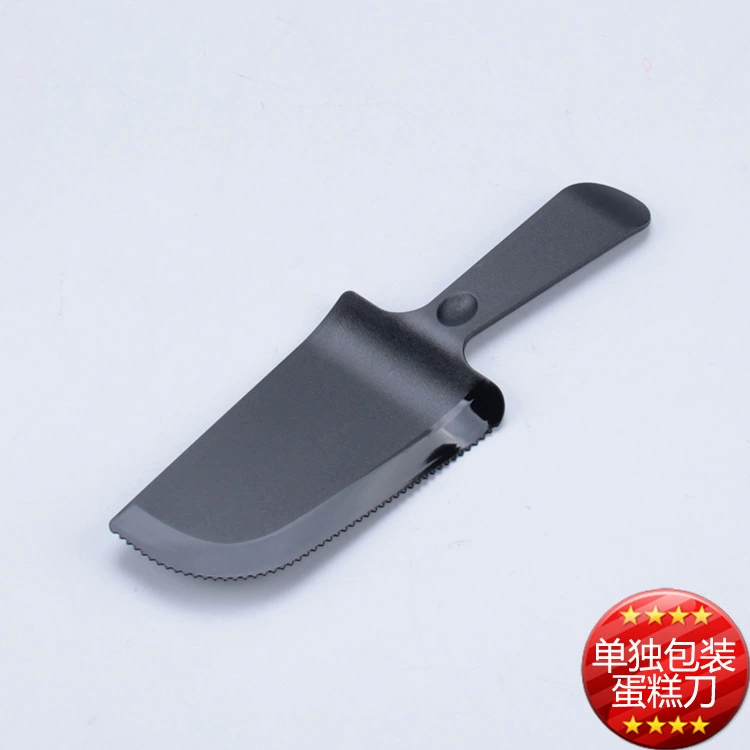 solitary sawtooth plastic cake knife самостоятельная упаковка нож для теста кухонный нож для торта