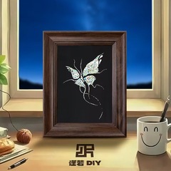 非遗蝴蝶diy螺钿画材料包手工暖场中国风节日团建相框装饰画礼物